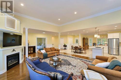 128 Carmela Avenue, Richmond Hill, ON - Indoor Photo Showing Living Room With Fireplace