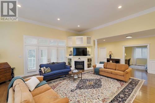 128 Carmela Avenue, Richmond Hill, ON - Indoor Photo Showing Living Room With Fireplace