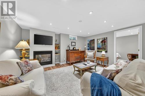 677 Powell Court, Burlington, ON - Indoor Photo Showing Living Room With Fireplace