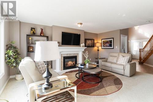 518 Sandcherry Drive, Burlington, ON - Indoor Photo Showing Living Room With Fireplace