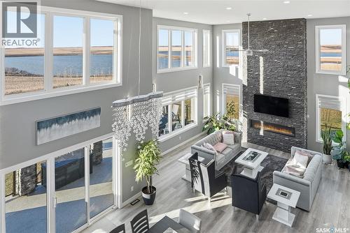 Toye Acreage, Grant Rm No. 372, SK - Indoor With Fireplace