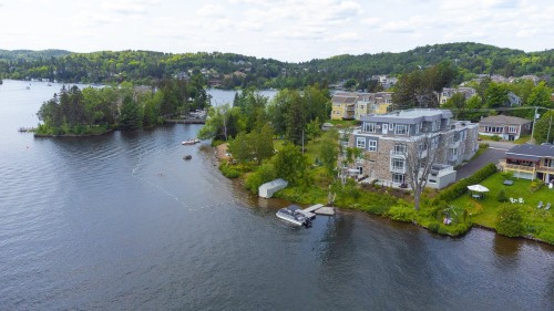 Overall view - 8-20 Rue Larocque O., Sainte-Agathe-Des-Monts, QC - Outdoor With Body Of Water With View