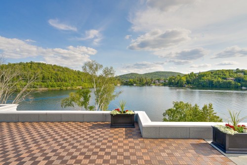 Patio - 8-20 Rue Larocque O., Sainte-Agathe-Des-Monts, QC - Outdoor With Body Of Water With View