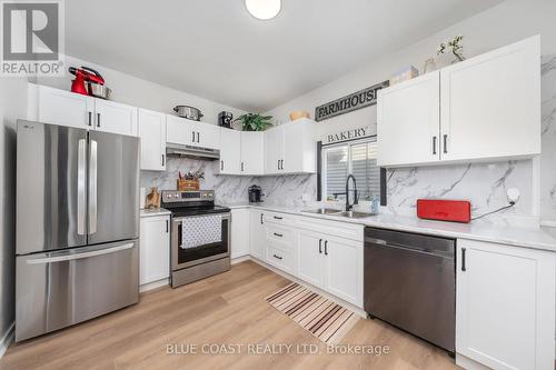 144 Richard Street, Sarnia, ON - Indoor Photo Showing Kitchen With Double Sink