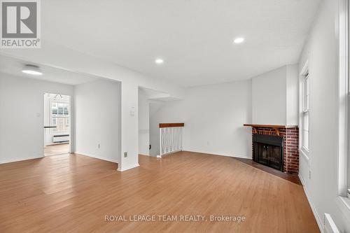 9 Moorside Private, Ottawa, ON - Indoor With Fireplace