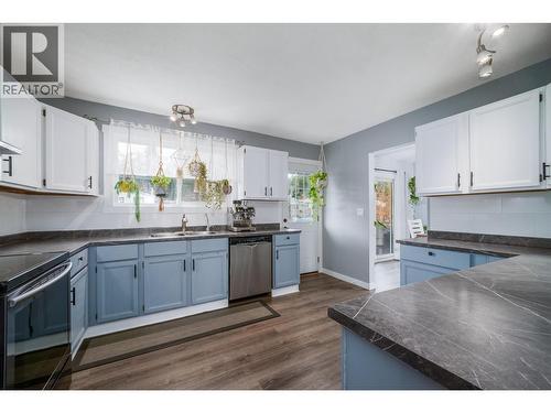 3278 Webber Road, West Kelowna, BC - Indoor Photo Showing Kitchen With Double Sink