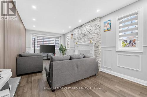 4174 Trellis Crescent, Mississauga, ON - Indoor Photo Showing Other Room With Fireplace