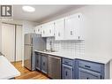 555 Rowcliffe Avenue Unit# 307, Kelowna, BC  - Indoor Photo Showing Kitchen With Double Sink 