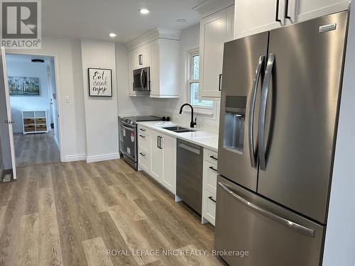 MAIN FLOOR - 45 Catherine Street, Fort Erie (Central), ON - Indoor Photo Showing Kitchen With Double Sink With Upgraded Kitchen