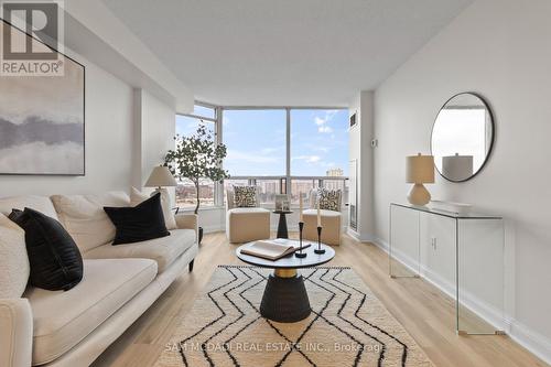 2106 - 24 Hanover Road S, Brampton, ON - Indoor Photo Showing Living Room