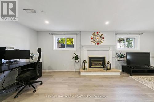 2251 Carol Road, Oakville, ON - Indoor Photo Showing Office With Fireplace
