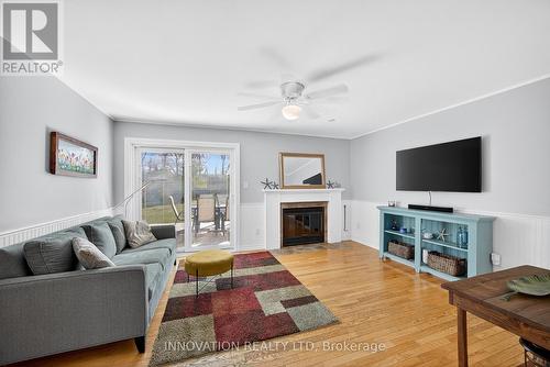 201 Greystone Crescent, Mississippi Mills, ON - Indoor Photo Showing Living Room With Fireplace