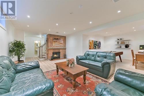 62 Princess Margaret Boulevard, Toronto, ON - Indoor Photo Showing Living Room With Fireplace