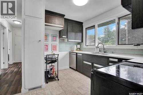 2616 Clarence Avenue S, Saskatoon, SK - Indoor Photo Showing Kitchen With Double Sink
