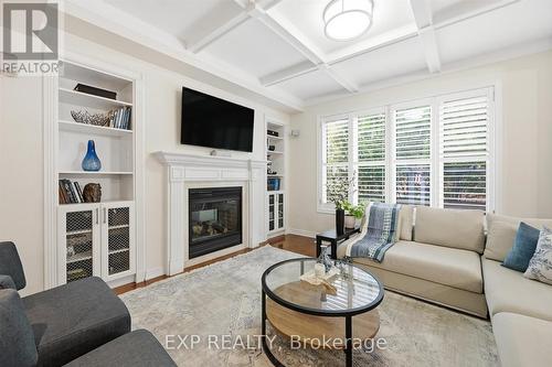266 Admiral Drive, Oakville, ON - Indoor Photo Showing Living Room With Fireplace