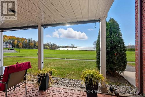 Unobstructed river views from your private walkout - 1C - 160 Edwards Street, Clarence-Rockland, ON - Outdoor With Deck Patio Veranda