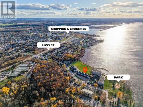 Next to large park & boat launch w/ amenities near - 1C - 160 Edwards Street, Clarence-Rockland, ON - Outdoor With Body Of Water With View