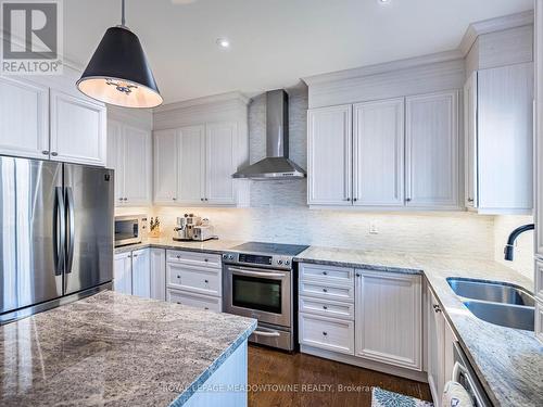 Stainless steel appliances - 543 Wansbrough Way, Shelburne, ON - Indoor Photo Showing Kitchen With Double Sink With Upgraded Kitchen