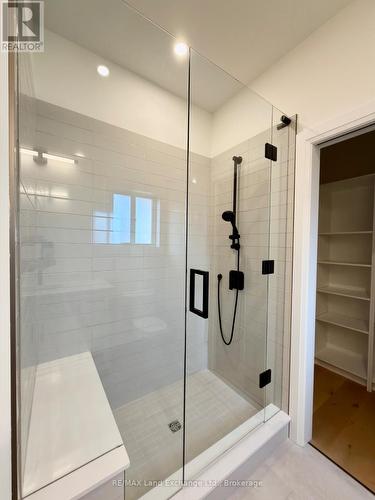 Tiled Shower in the Ensuite Bath - 151 Westlinks Drive, Saugeen Shores, ON - Indoor Photo Showing Bathroom