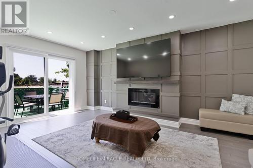 7568 Middleshire Drive, Mississauga, ON - Indoor Photo Showing Other Room With Fireplace