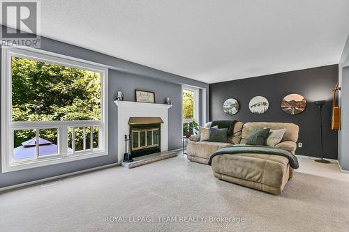 140 Centrepointe Drive, Ottawa, ON - Indoor Photo Showing Other Room With Fireplace