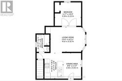 Lower unit main floor plan - 