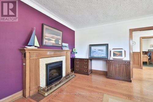 160 King Street E, Mississauga, ON - Indoor Photo Showing Living Room With Fireplace