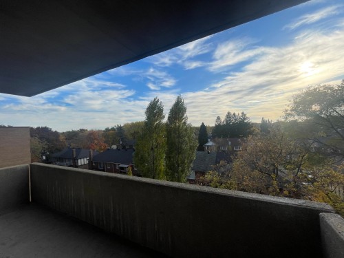 Balcony - 604-5500 Av. Macdonald, Côte-Saint-Luc, QC - Outdoor With View