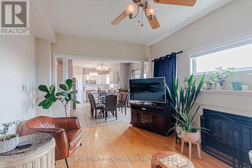 1516 Skyview Street, Oshawa, ON - Indoor Photo Showing Living Room With Fireplace