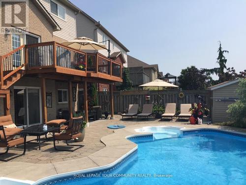 1516 Skyview Street, Oshawa, ON - Outdoor With In Ground Pool With Deck Patio Veranda