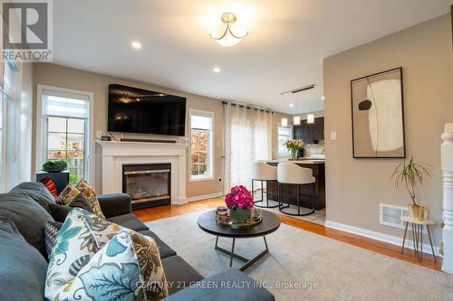 936 Hepburn Road, Milton, ON - Indoor Photo Showing Living Room With Fireplace