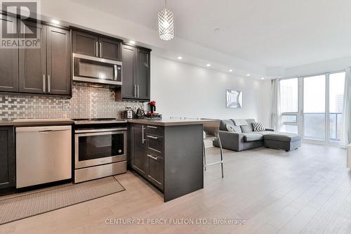 1201 - 181 Wynford Drive, Toronto, ON - Indoor Photo Showing Kitchen With Stainless Steel Kitchen