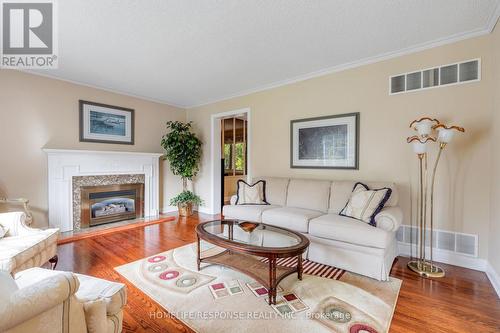 2543 King Forrest Drive, Mississauga, ON - Indoor Photo Showing Living Room With Fireplace