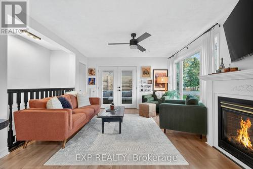 78 Fawcette Avenue, Prince Edward County (Hallowell), ON - Indoor Photo Showing Living Room With Fireplace