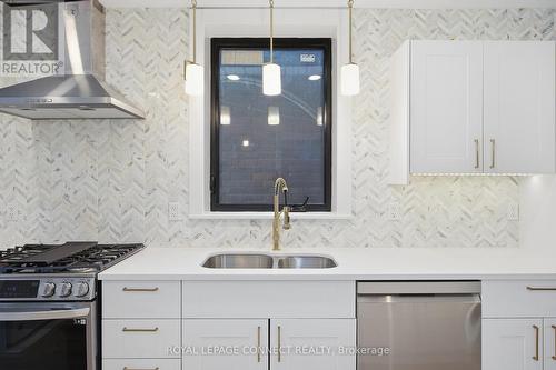 16 Rosemount Avenue, Toronto, ON - Indoor Photo Showing Kitchen With Double Sink