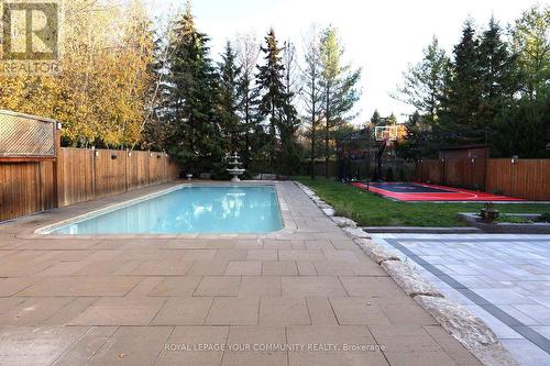 1069 Nellie Little Crescent, Newmarket, ON - Outdoor With In Ground Pool With Backyard