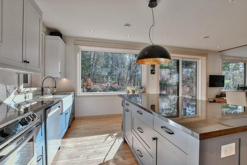 Kitchen - 2466 Rue St-Adolphe, Val-David, QC - Indoor Photo Showing Kitchen With Upgraded Kitchen