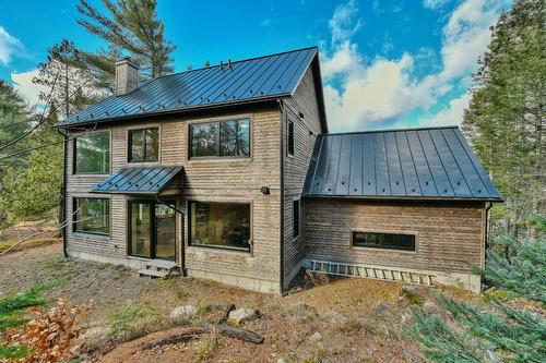 Back facade - 2466 Rue St-Adolphe, Val-David, QC - Outdoor With Exterior