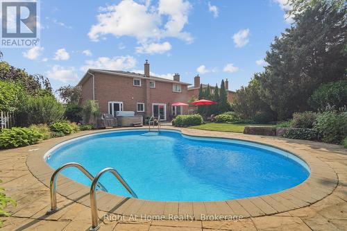 1445 Golden Meadow Trail, Oakville (Fa Falgarwood), ON - Outdoor With In Ground Pool With Backyard