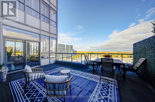 912 - 7 Kenaston Gardens, Toronto, ON - Outdoor With Deck Patio Veranda With Exterior