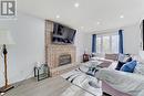 1695 Major Oaks Road, Pickering, ON  - Indoor Photo Showing Living Room With Fireplace 