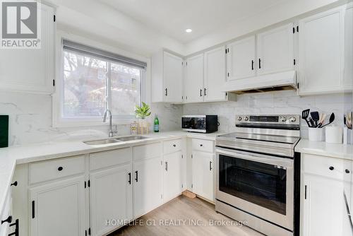 1695 Major Oaks Road, Pickering, ON - Indoor Photo Showing Kitchen With Double Sink