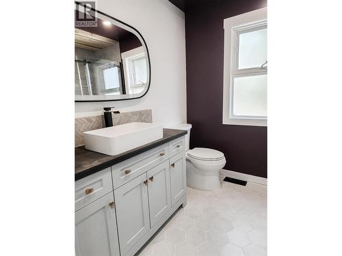 guest bath with led vanity light - 3897 Gallaghers Grange, Kelowna, BC - Indoor Photo Showing Bathroom
