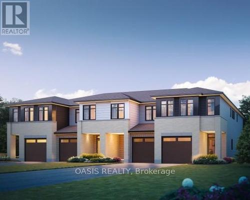 \"Camden\" model end unit, \"Modern\" elevation - 1145 Cope Drive, Ottawa, ON - Outdoor With Facade