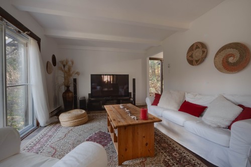 Salon - 865 Côte St-Gabriel O., Saint-Sauveur, QC - Indoor Photo Showing Living Room
