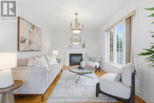 36 Tormina Boulevard, Whitby (Taunton North), ON - Indoor Photo Showing Living Room With Fireplace