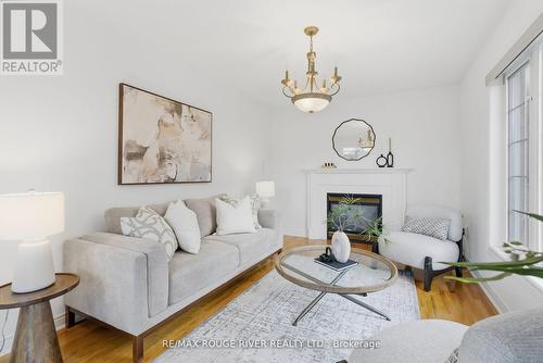 36 Tormina Boulevard, Whitby (Taunton North), ON - Indoor Photo Showing Living Room With Fireplace