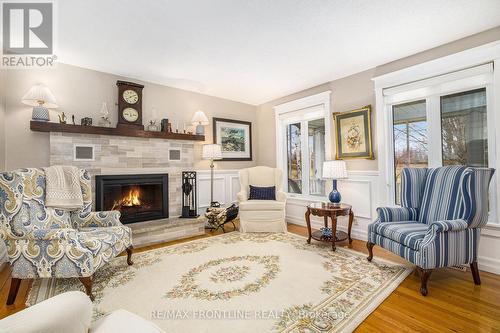 299 Mcguire Road, Montague, ON - Indoor Photo Showing Living Room With Fireplace
