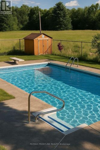 Pool requires a new liner - 299 Mcguire Road, Montague, ON - Outdoor With In Ground Pool