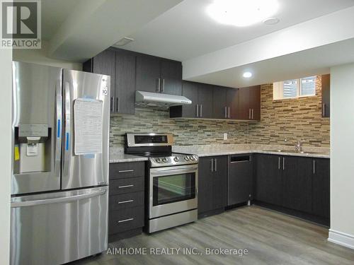 2450 Credit Valley Road, Mississauga, ON - Indoor Photo Showing Kitchen With Stainless Steel Kitchen